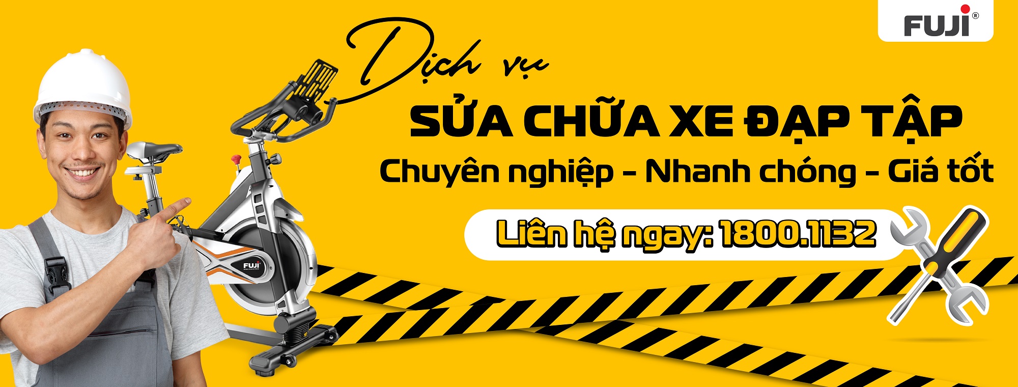Dịch vụ sửa chữa xe đạp tập