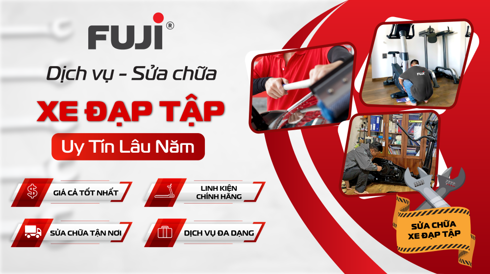 Dịch vụ sửa xe đạp tập uy tín tại Fuji 