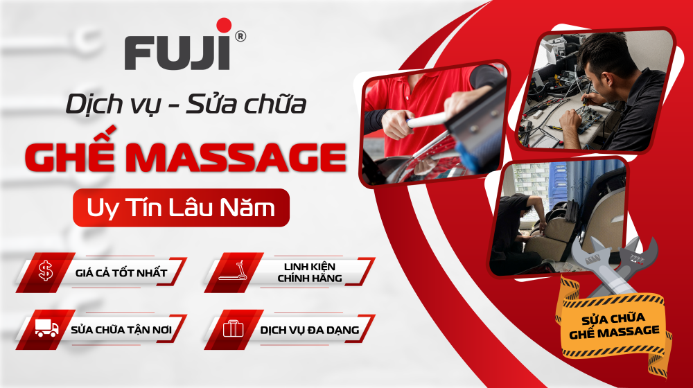 Fuji-thương hiệu uy tín về dịch vụ sửa ghế massage