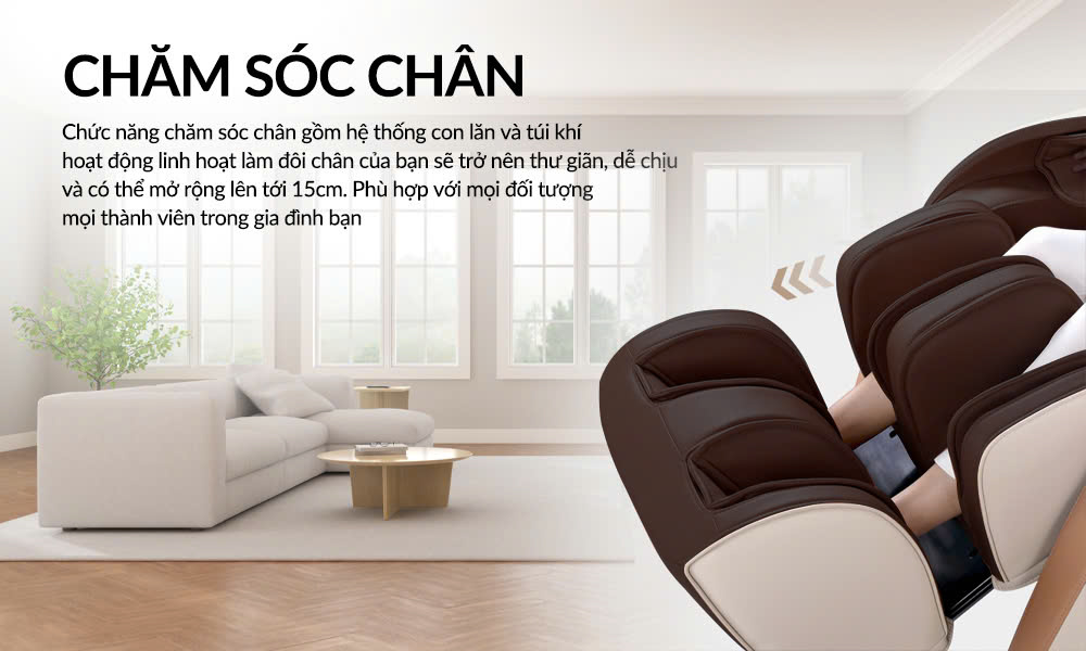 Ghế massage Fuji FJ-1900 massage ch&acirc;n chuy&ecirc;n s&acirc;u