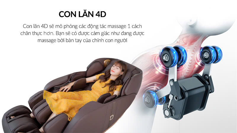 Ghế massage Fuji FJ-4200- C&ocirc;ng nghệ massage 4D