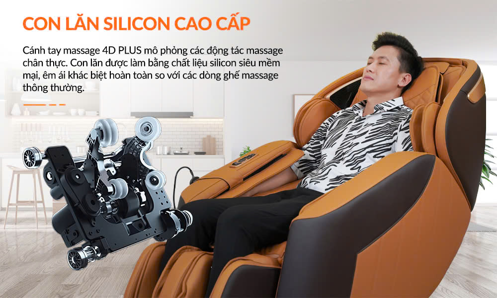 Ghế massage Fuji FJ-4800 - c&ocirc;ng nghệ massage 4D plus