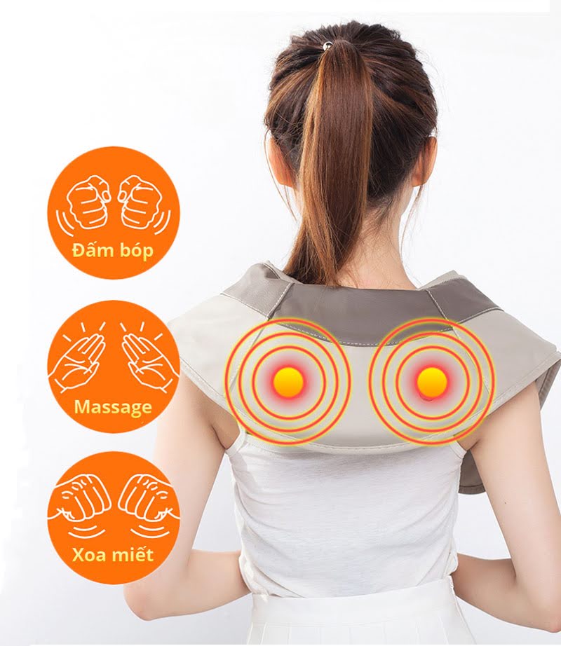 M&aacute;y massage cổ vai g&aacute;y Fuji