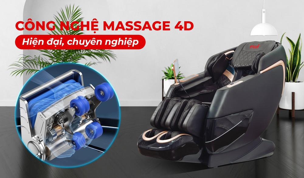 Ghế massage Fuji Fj-131 c&ocirc;ng nghệ 4D hiện đại 