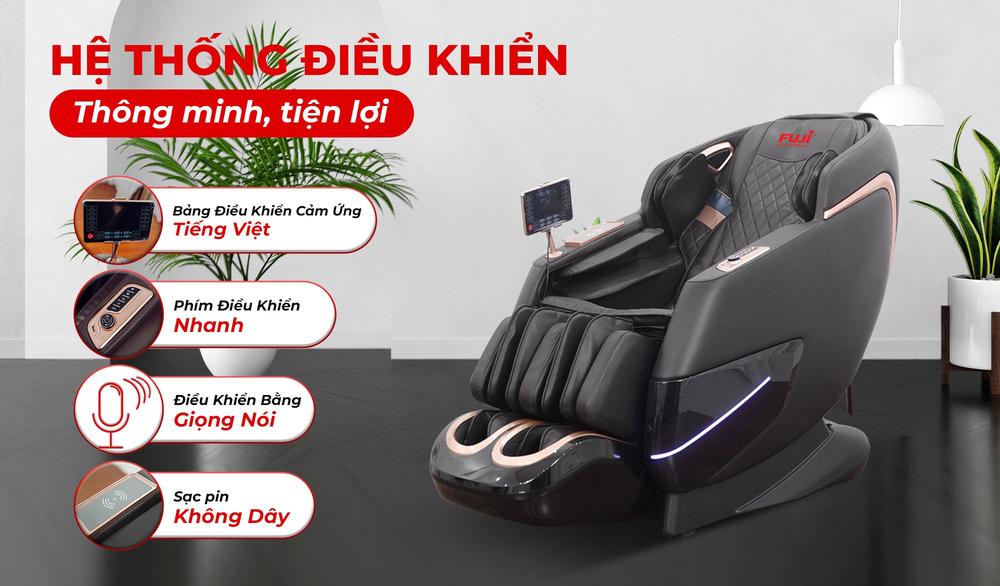 Ghế massage Fuji Fj-131 điều khiển th&ocirc;ng minh 