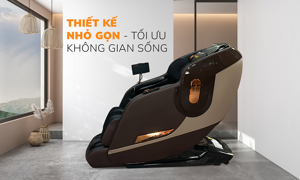 Ghế massage cao cấp Fuji FJ-828 kiểu d&aacute;ng sang trọng