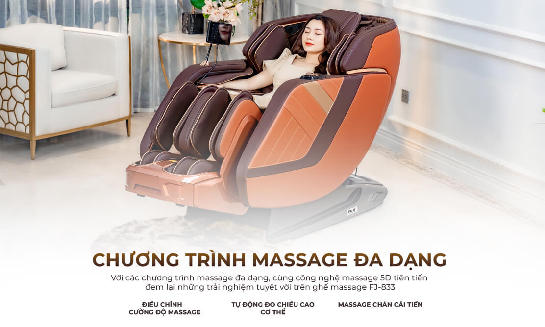 Ghế Massage Cao Cấp Fuji FJ-833