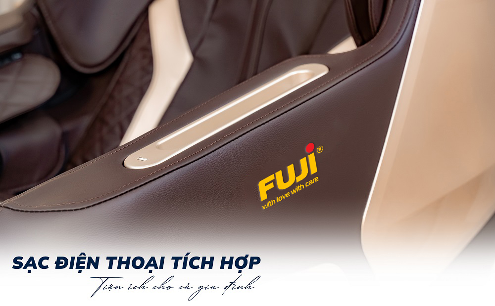 Cổng USB t&iacute;ch hợp sạc điện thoại tiện lợi từ Fuji FJ-322