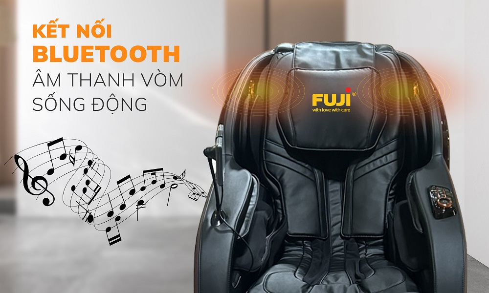 Ghế massage to&agrave;n th&acirc;n Fuji FJ-828 kết nối Bluetooth