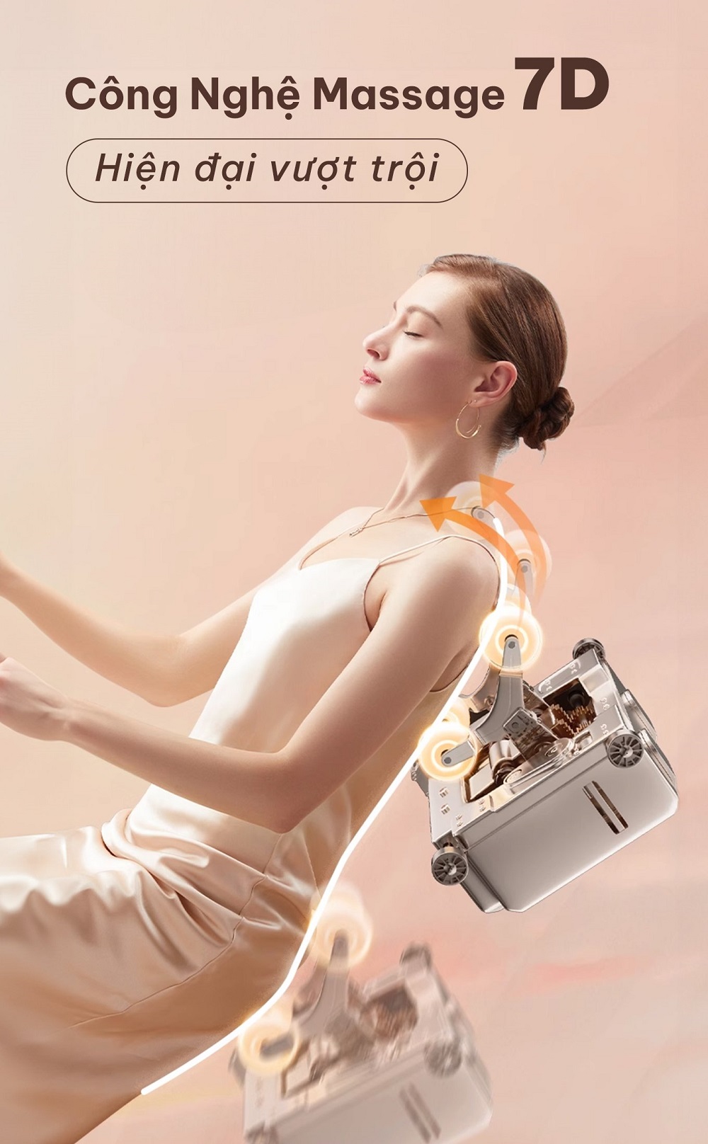 Ghế massage Fuji FJ-299 massage 7D vượt trội