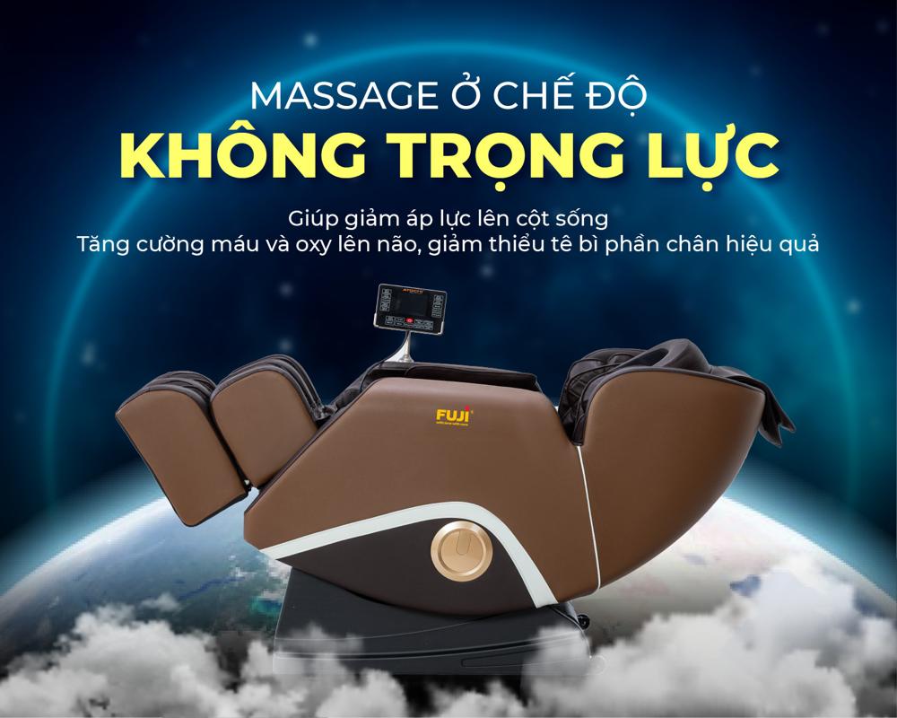 ghế massage fuji g81 chế độ massage kh&ocirc;ng trọng lực Zero gravity 
