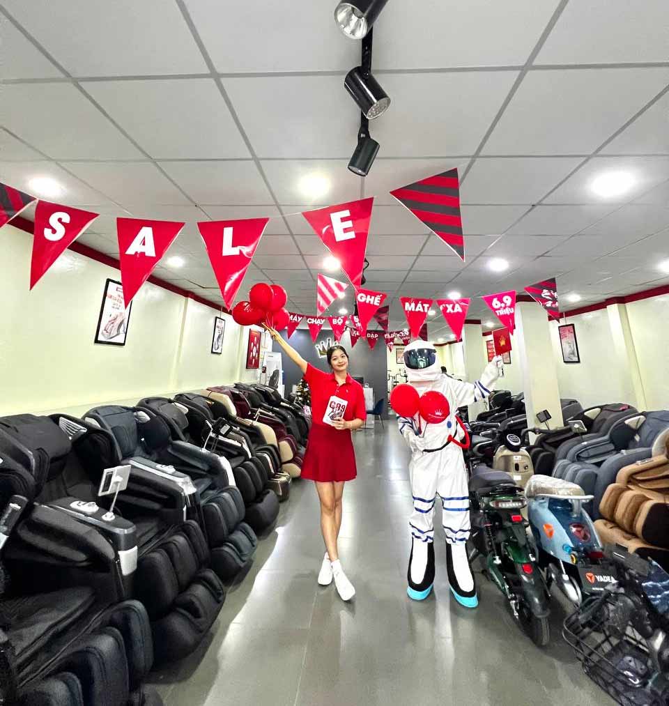 Showroom ghế massage Kingsport Quảng Ngãi