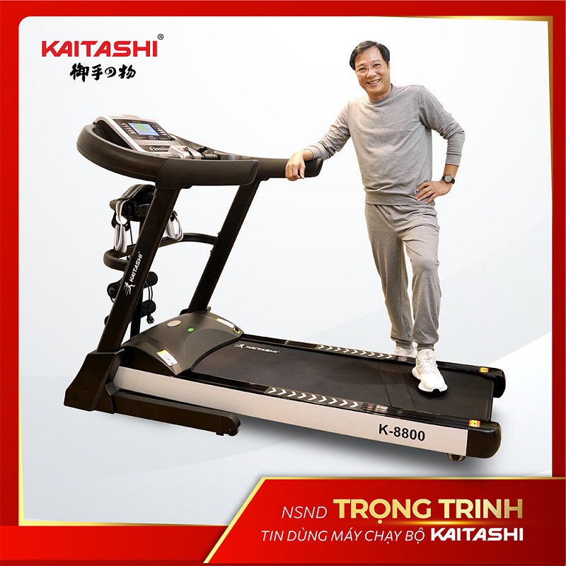 Máy chạy bộ Kaitashi K-8800 được nghệ sĩ Việt tin dùng