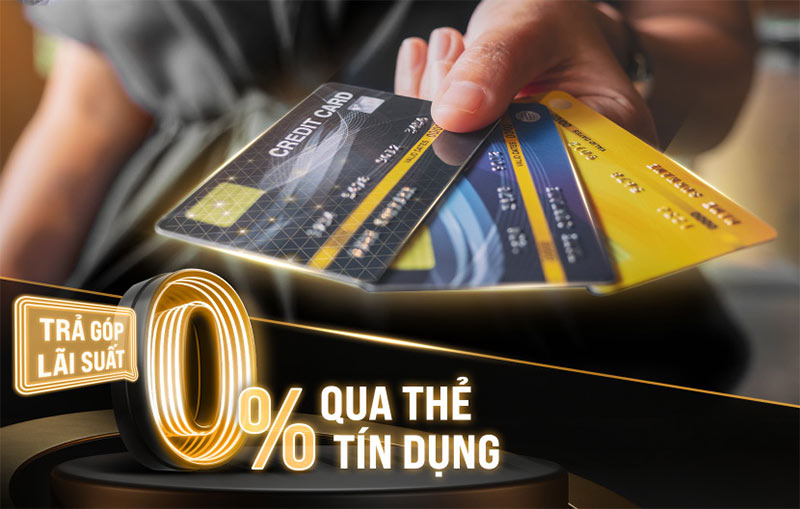 Mua ghế massage trả góp qua thẻ tín dụng