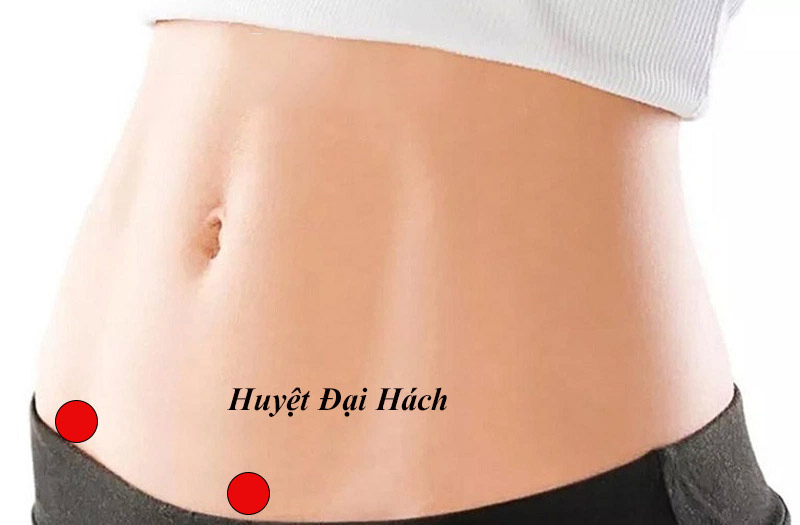 Vị trí huyệt Đại Hách nằm ở vùng bụng dưới