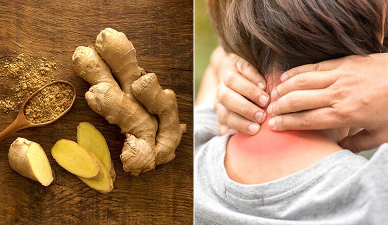 Gừng trị đau vai gáy giảm đau, kháng viêm hiệu quả