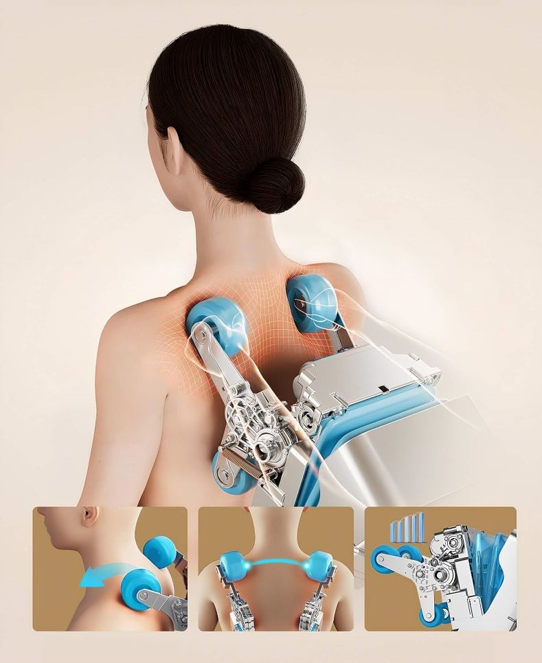 Con lăn ghế massage