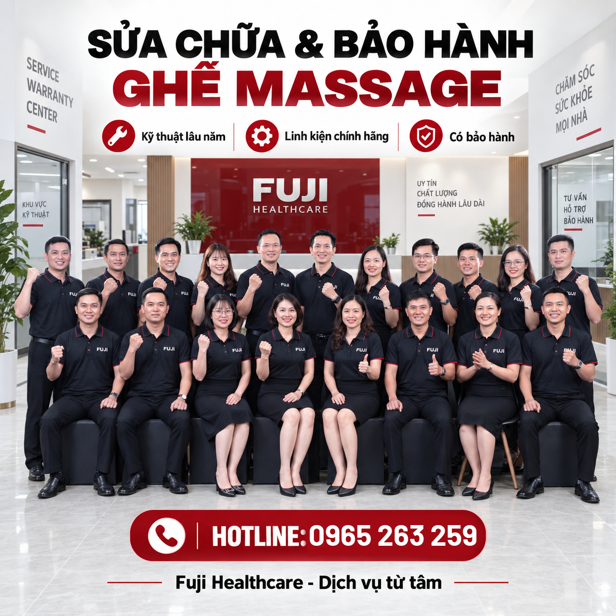 Fuji Healthcare - Dịch vụ sửa ghế massage Quagnr Bình uy tín giá tốt