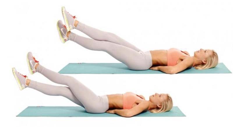 Bắt chéo chân - Bài tập suy giãn tĩnh mạch giúp kích hoạt cơ đùi, mông