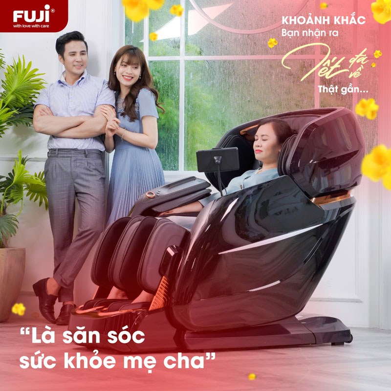 Ghế massage chính là quà tặng bố mẹ ý nghĩa nhất