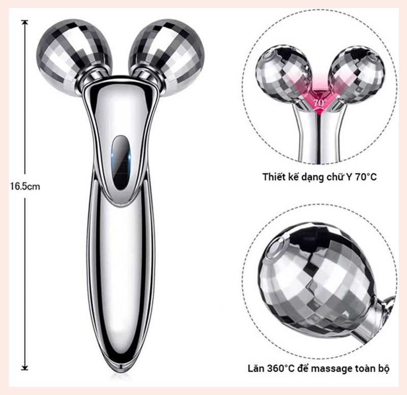 Cây lăn massage mặt 3D Kakusan KB-213 với thiết kế cao cấp