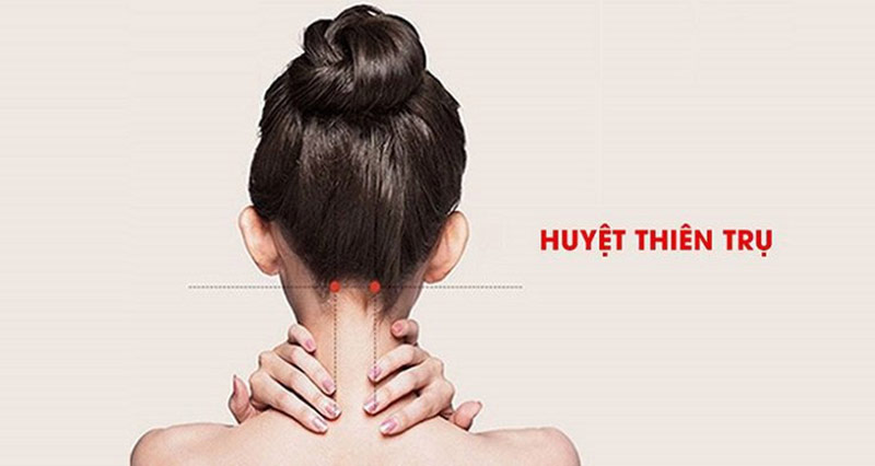 Vị trí huyệt Thiên Trụ