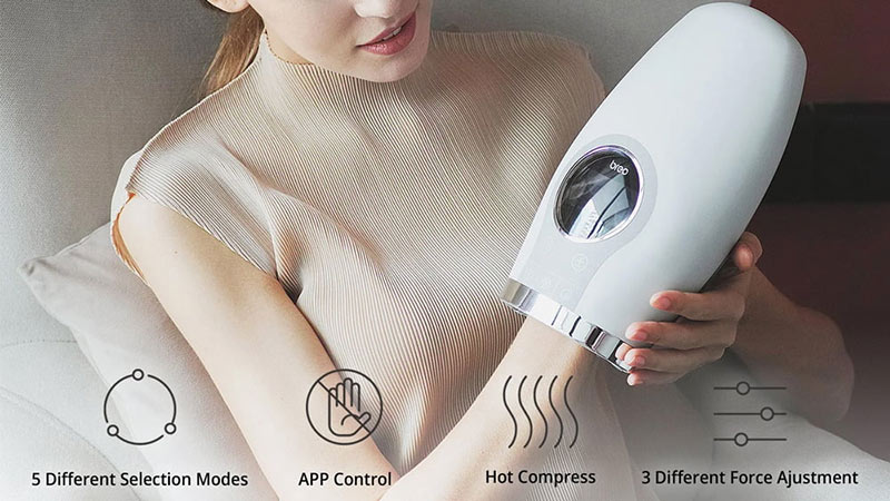 Máy rung massage đeo tay Breo WOWO S