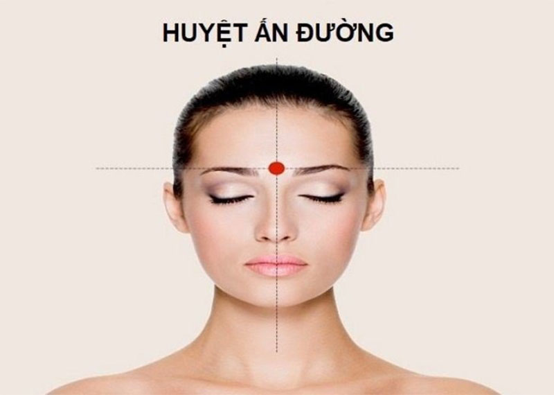 Vị trí huyệt Ấn Đường