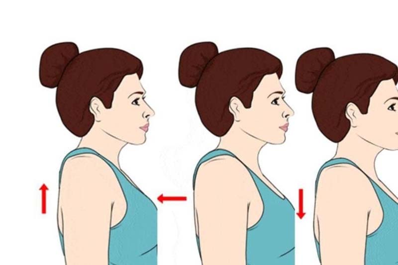 Bài tập vai gáy xoay kết hợp nhún vai giúp thư giãn cơ vai, giảm đau vai gáy, cải thiện tuần hoàn máu