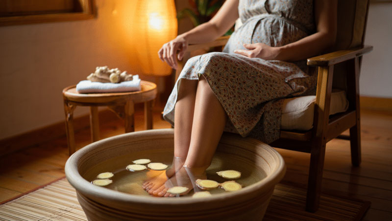 Bà bầu nên ngâm chân từ 2-3 lần/tuần, mỗi lần không quá 15 phút