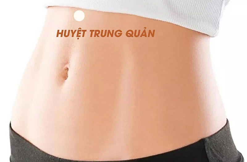 Vị trí huyệt Trung Quản