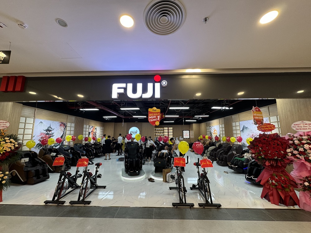Thoải mái trải nghiệm ghế massage miễn phí tại hệ thống cửa hàng Fuji