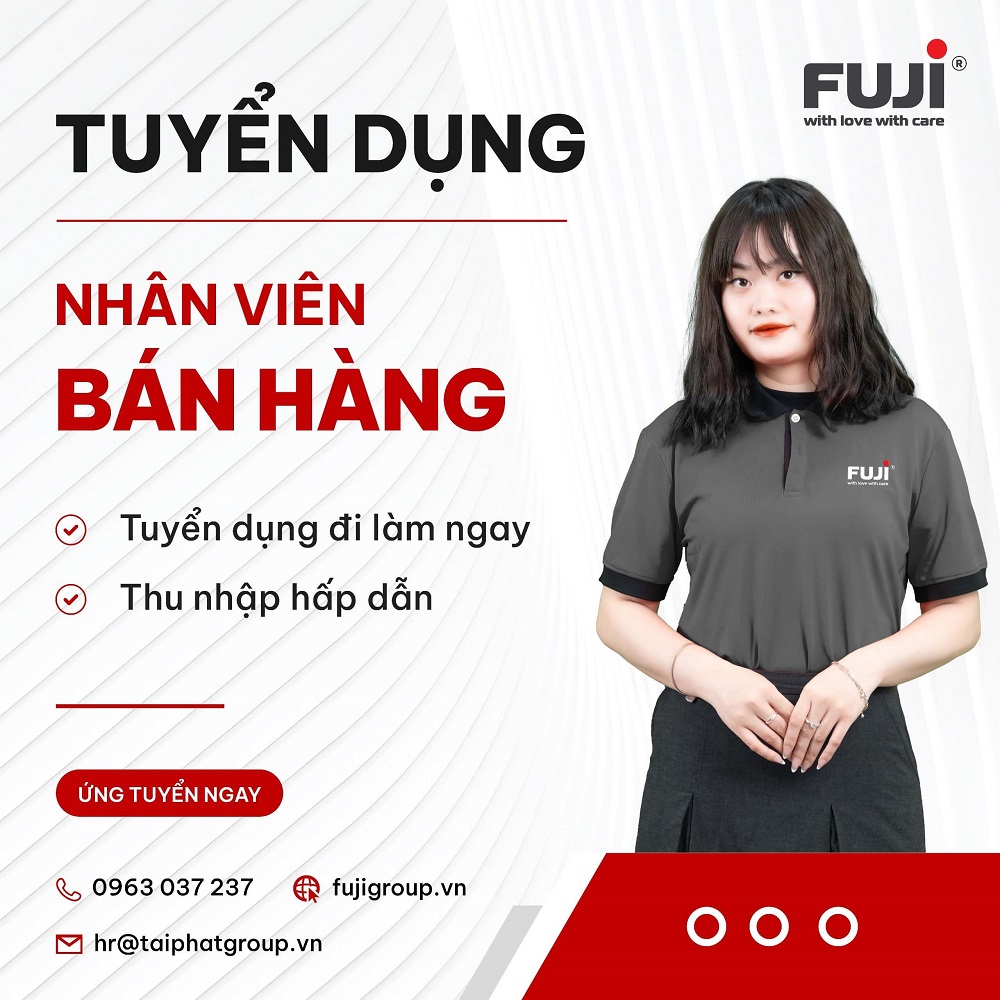 Fuji Healthcare tuyển nhân viên bán hàng - Đi làm ngay