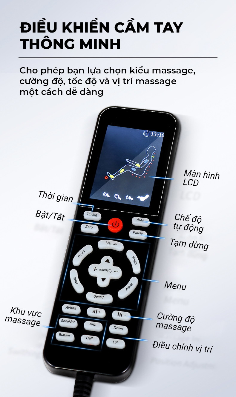 Cách sử dụng ghế massage