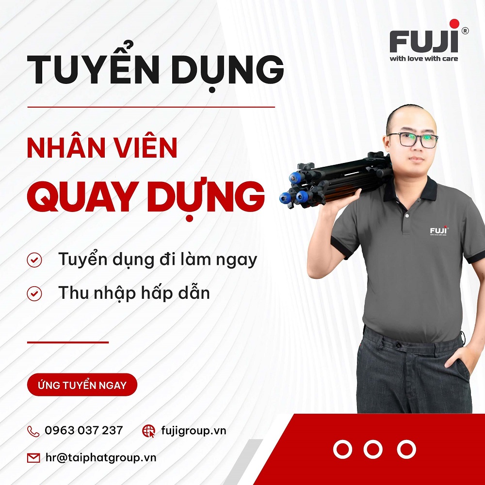 Fuji Healthcare tuyển dụng nhân viên quay - dựng (Video Editor)