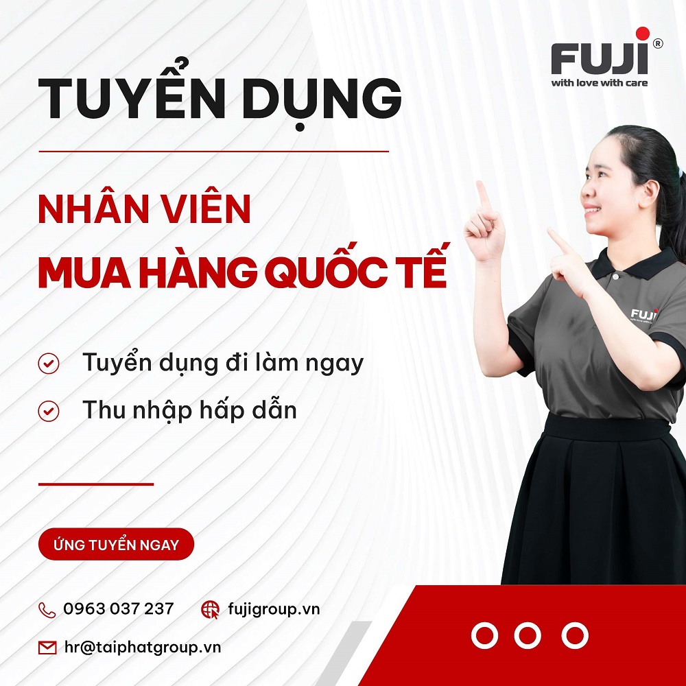 Tuyển nhân viên mua hàng quốc tế