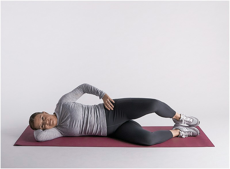 Bài tập vỏ sò (tư thế nằm nghiêng bên)