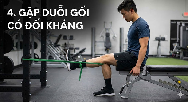 Gập duỗi gối có đối kháng