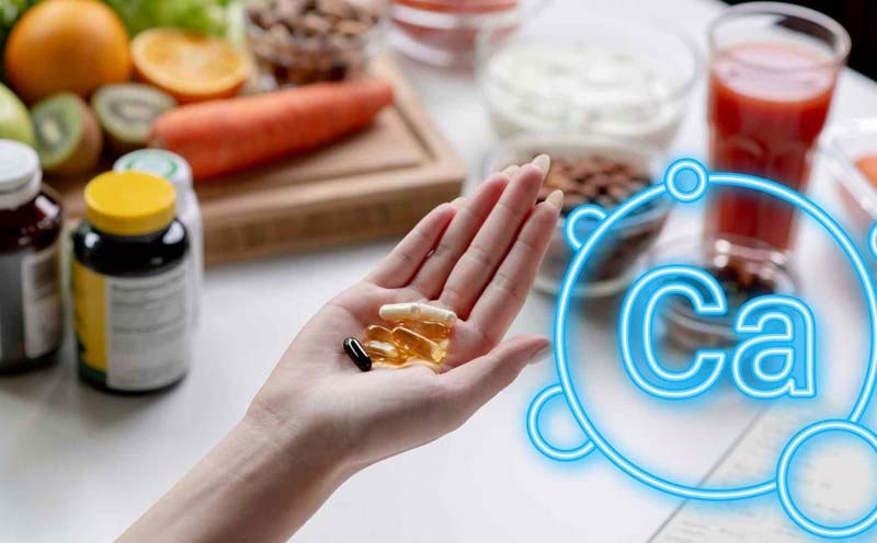 Bổ sung đồ ăn hoặc thực phẩm chức năng giàu canxi