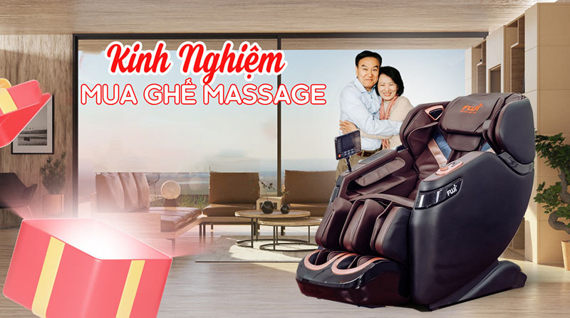 Kinh nghiệm mua ghế massage