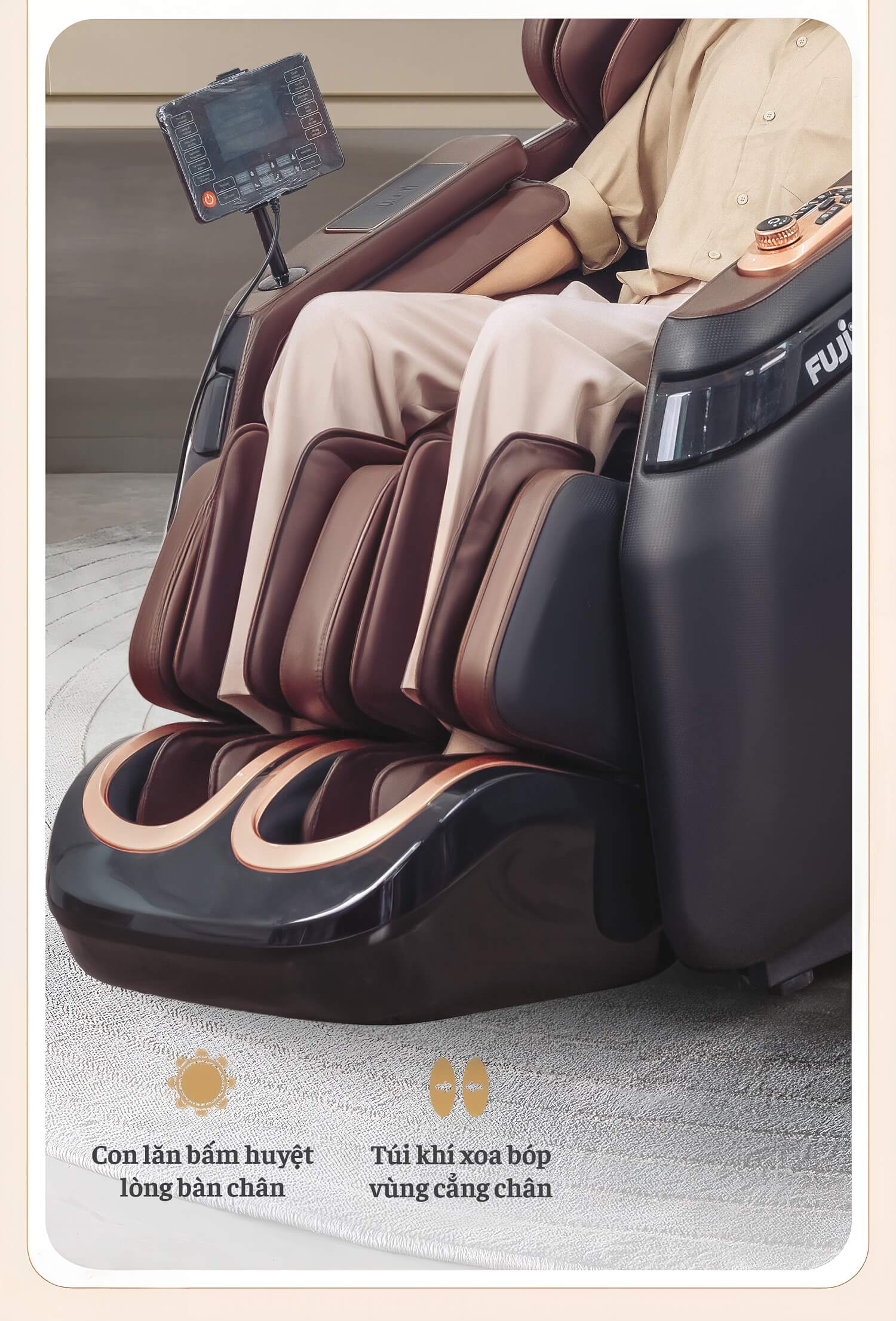 Ghế massage huyệt bàn chân