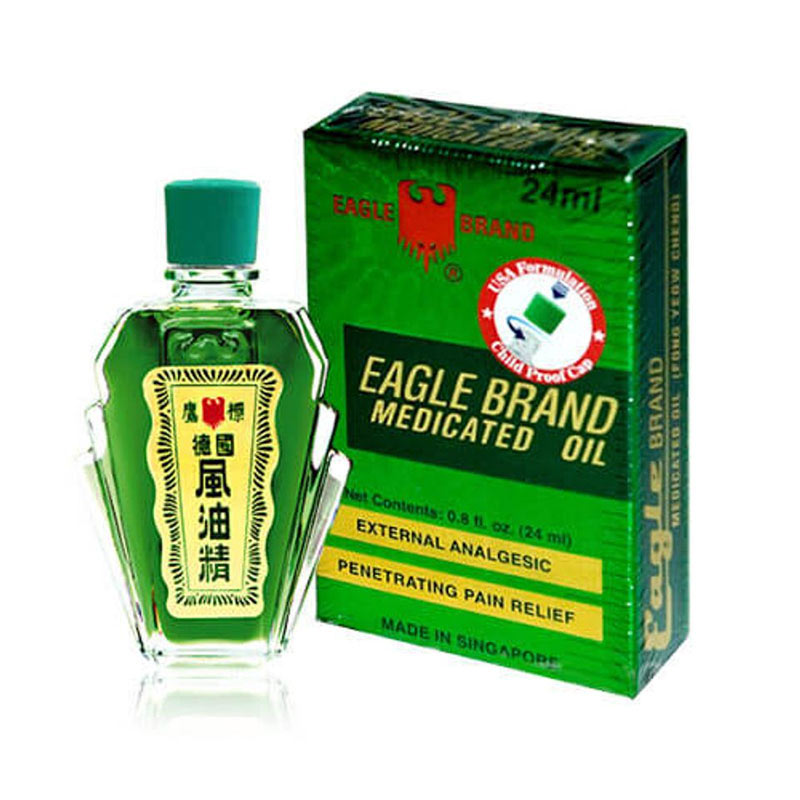 Dầu xoa bóp Mỹ Eagle Brand Medicated chính là dầu gió xanh con Ó
