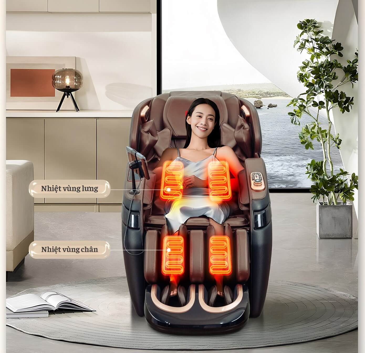 chế độ massage trên ghế massage giá rẻ dưới 10 triệu