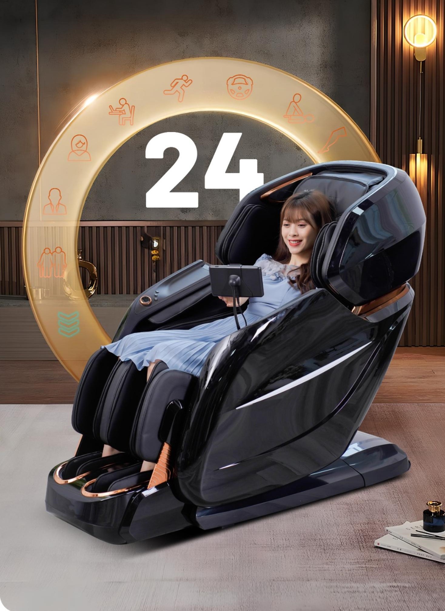 ghế massage 200 triệu