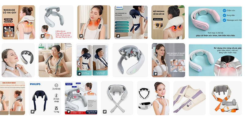 Sửa máy massage cổ vai gáy