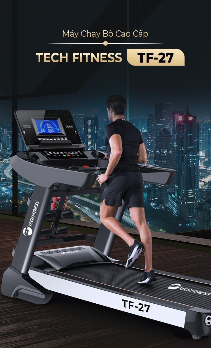 Máy Chạy Bộ Điện Tại Nhà Tech Fitness TF-27