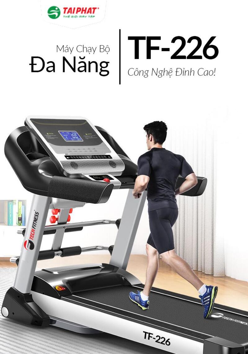 Máy Tập Chạy Bộ Đa Năng Tech Fitness TF-226
