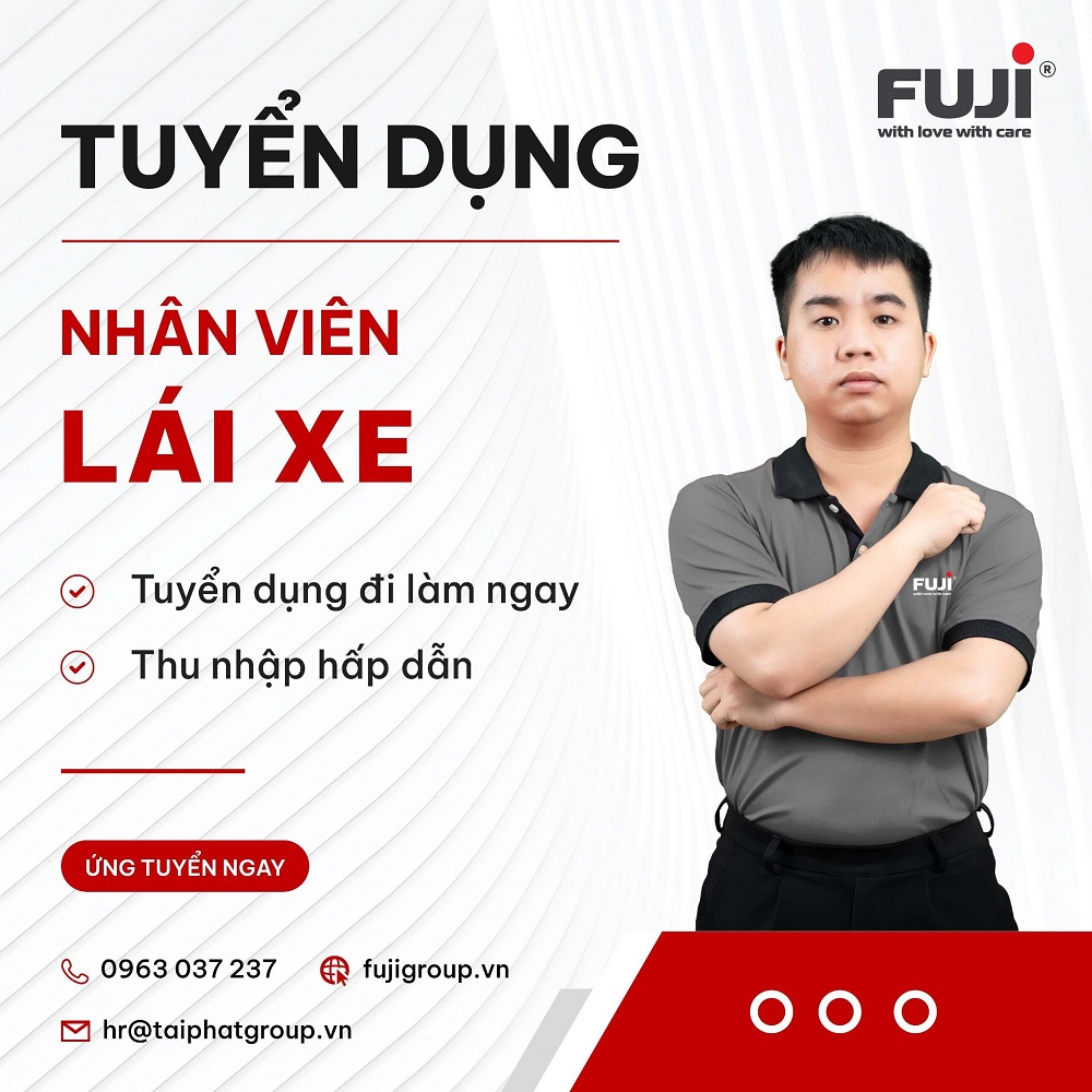 Fuji Group tuyển nhân viên lái xe