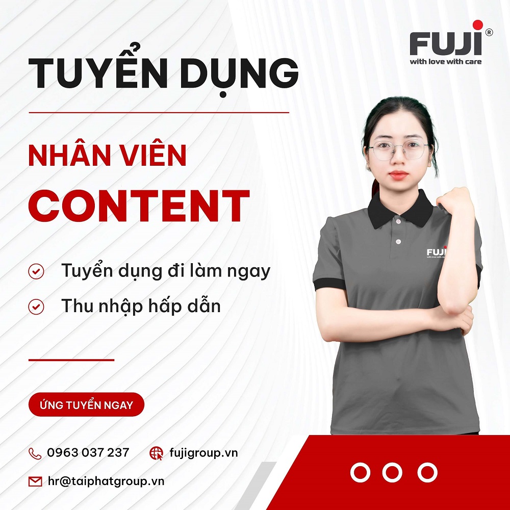 Tuyển dụng Content Seo lương hấp dẫn đi làm ngay
