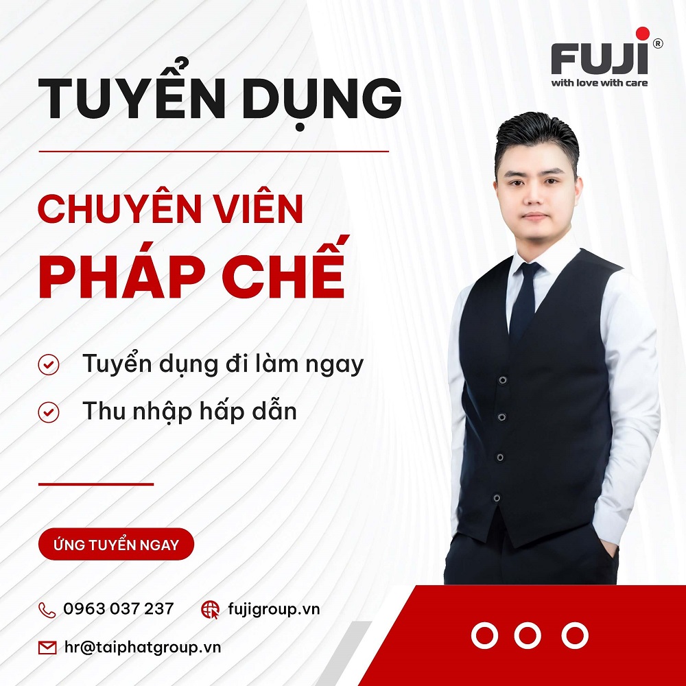 Fuji Group tuyển chuyên viên pháp chế